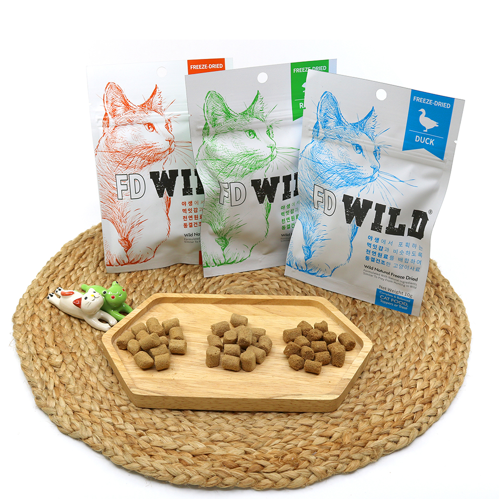 FD WILD 에프디 와일드 고양이 동결건조 간식&사료 토끼 10g : 펫월드몰
