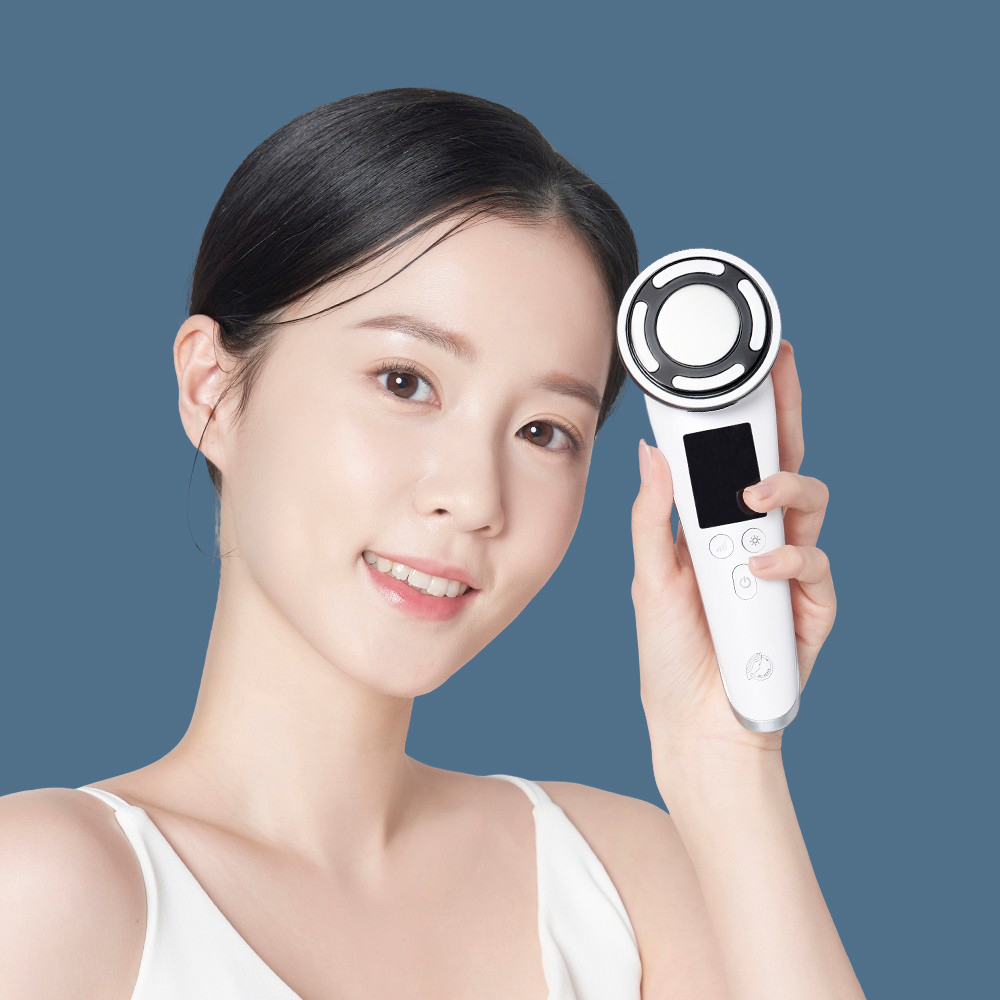 리버스 갈바닉 마사지기 고주파마사지기 진동클렌저 피부얼굴 바디마사지기 : REVERSE