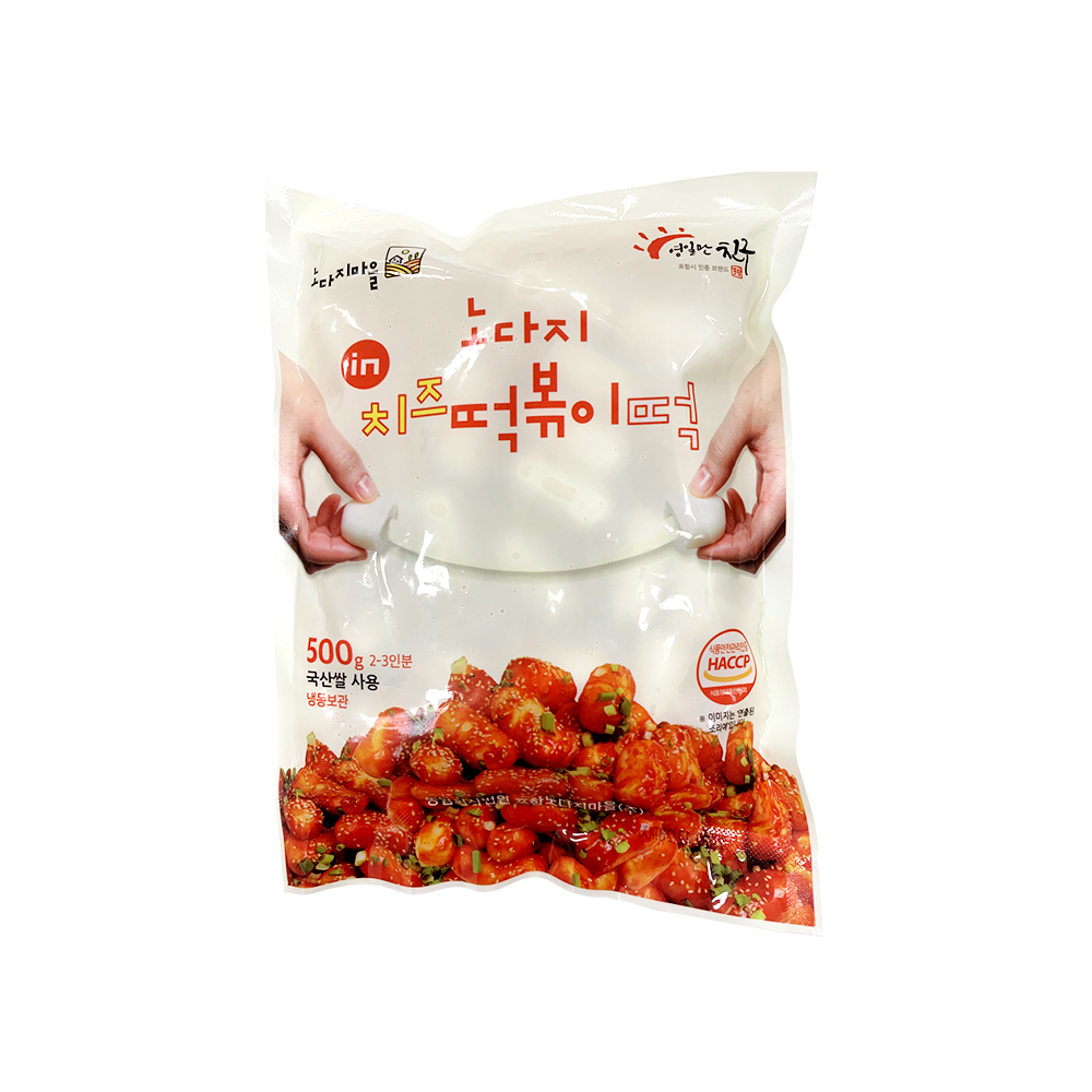 노다지마을 치즈 떡볶이 떡 500g (신선상품) : 스페셜티푸드마켓