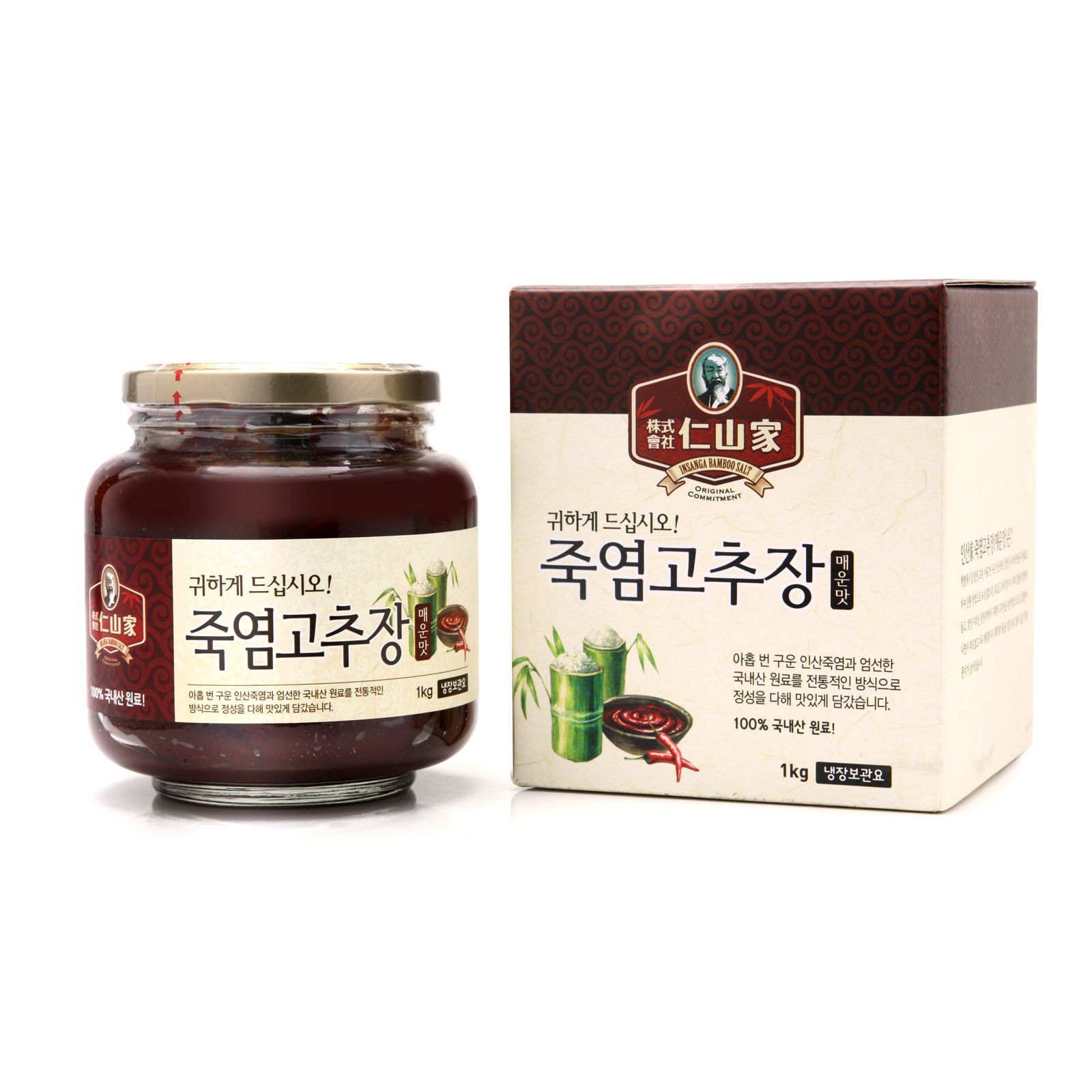 [인산가 본사 직영] 죽염고추장 매운맛 1kg : 인산가 본사 쇼핑몰