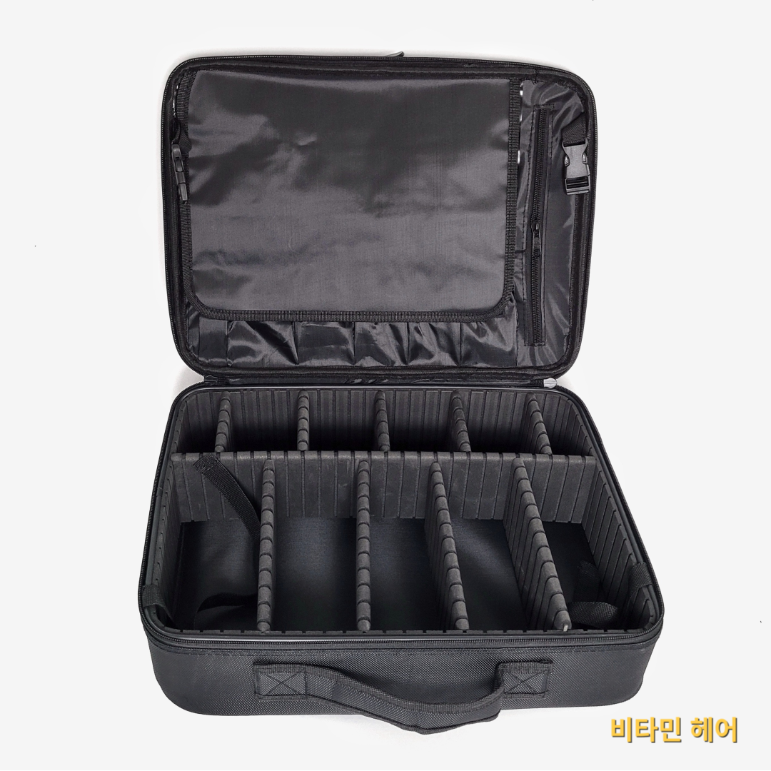 메이크업가방 특대형 미용도구수납 브러쉬 화장품 학원 출장가방 : 비타민헤어