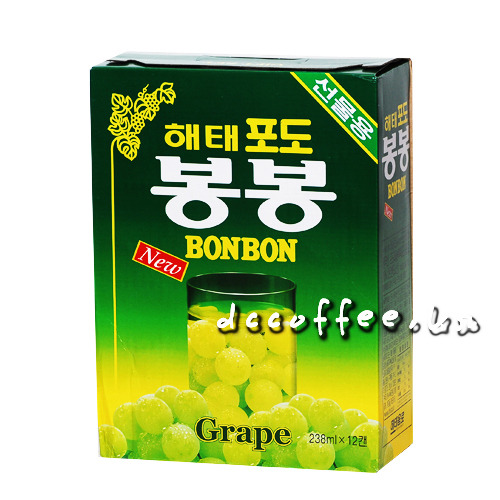 해태 포도봉봉 238ml X 12개(1BOX) : 더커피 주식회사