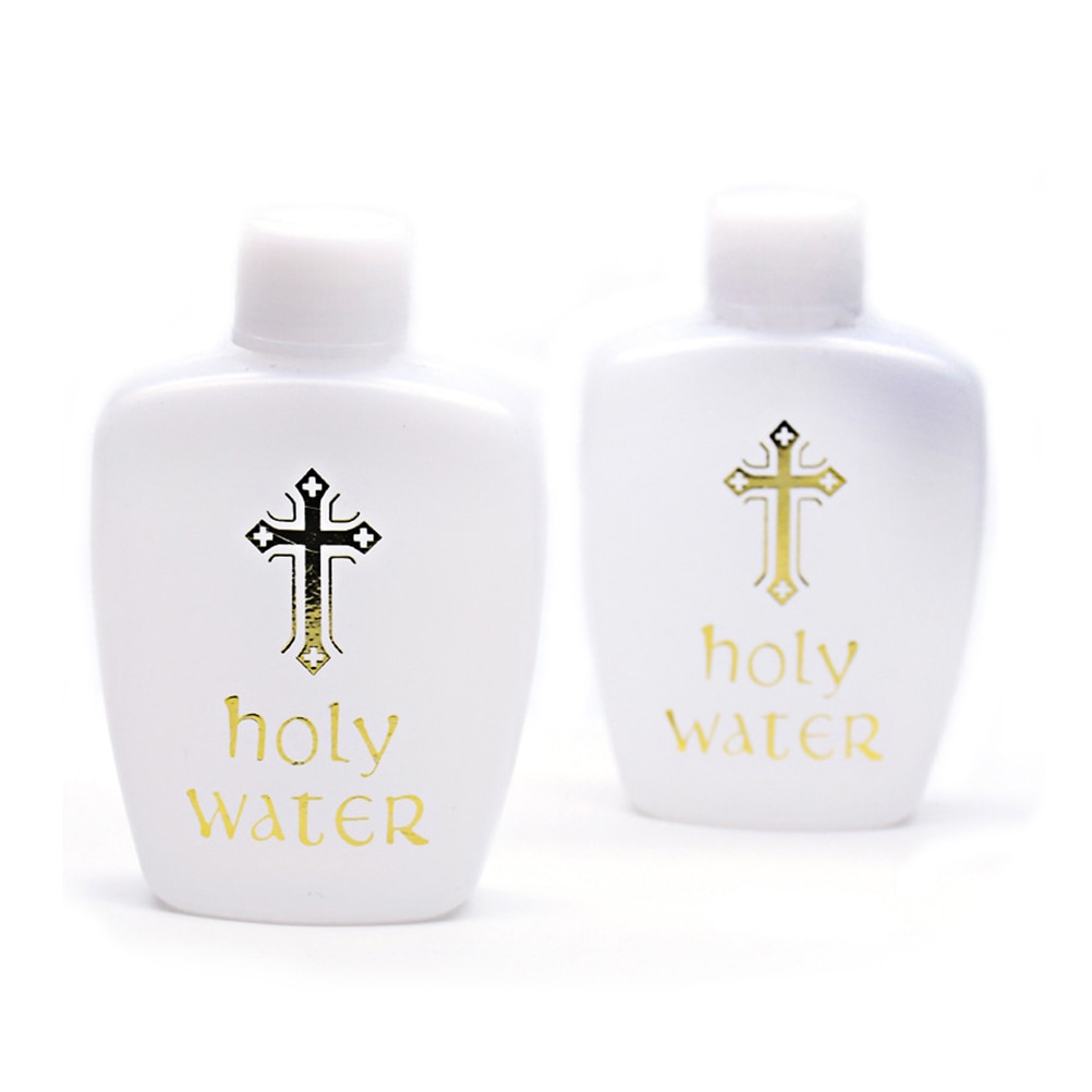 거실인테리어 집들이 교회 60ml/250ml 거룩한 물병 튼튼한 프라임 휴대용 가톨릭 병 선물 데스크탑 장식 1 피스 : 시아몰시아몰