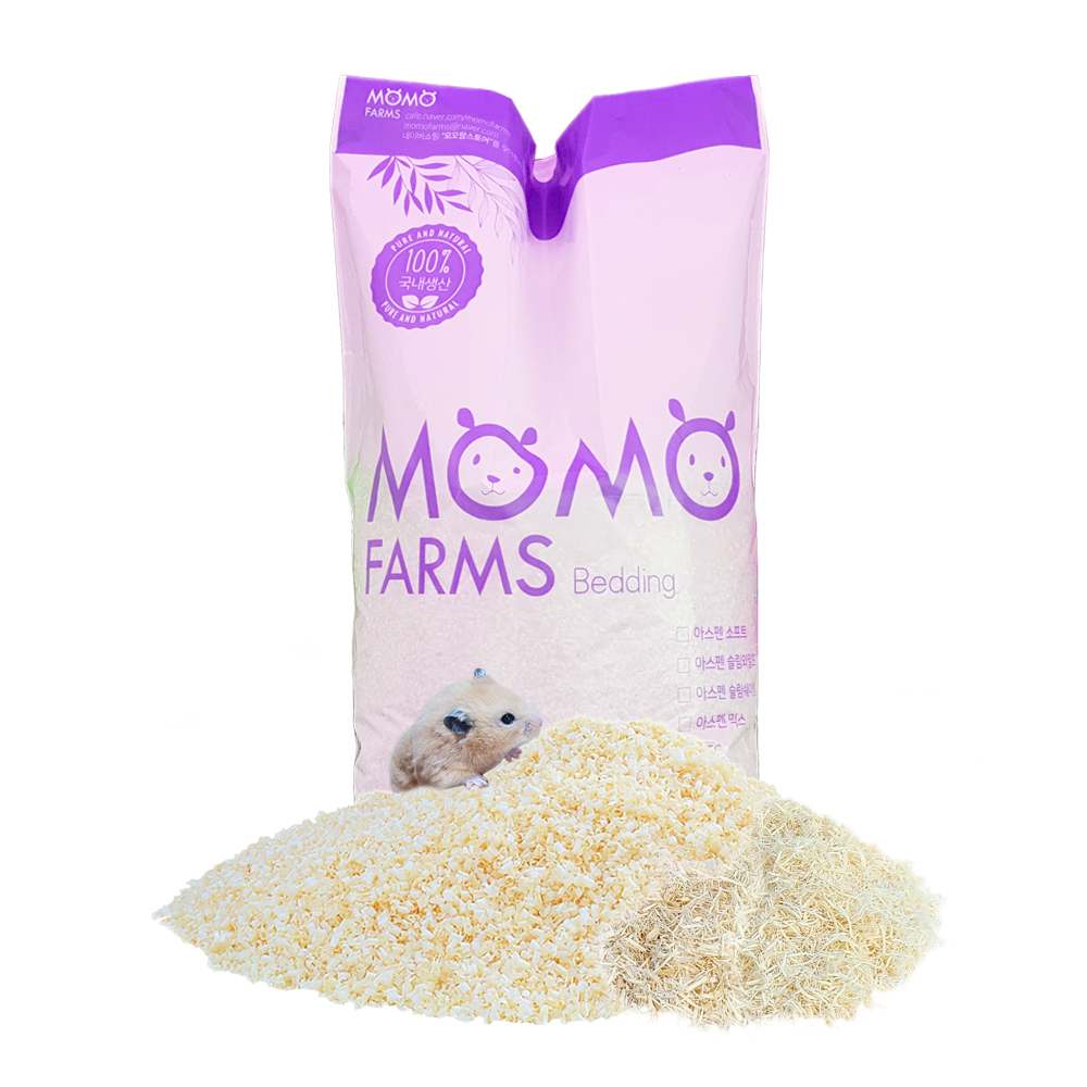 모모팜 아스펜믹스(정글) 베딩 1.4kg (중포장) 햄스터 톱밥 : 모모팜스토어