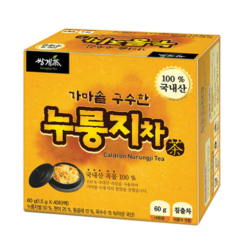 쌍계명차 누룽지차 40T : 더커피 주식회사