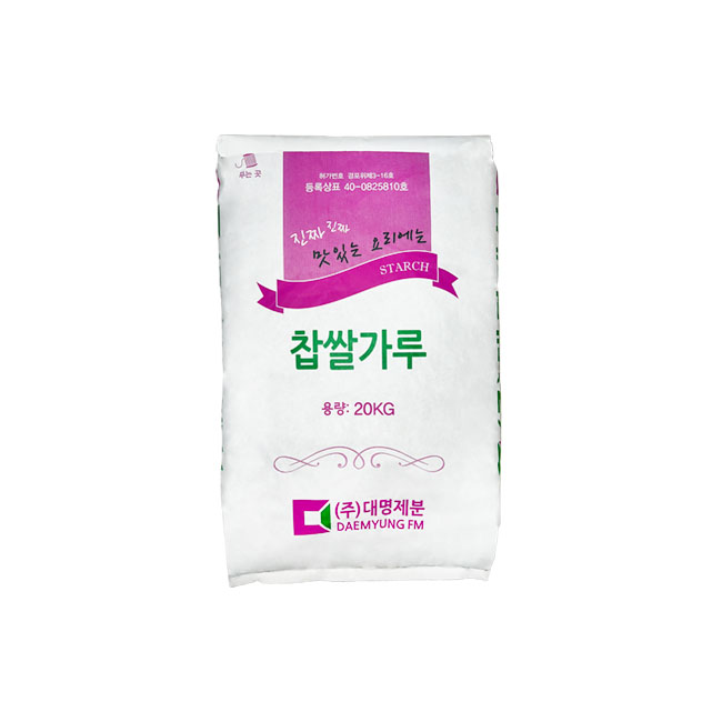 대명제분 찹쌀가루(국산) 20kg 1포 : 지원푸드몰 식자재유통전문