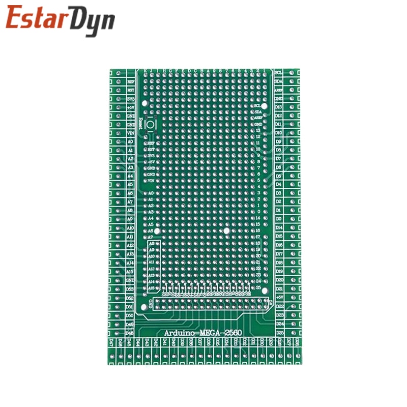 Arduino Mega 2560/MEGA2560 R3 용 Mega2560 양면 PCB 프로토 타입 나사 고정 터미널 블록 실드 보드 키트와 호환 가능 : 대한종합기기상사
