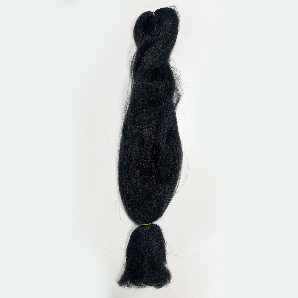 토탈 신부 업스타일 올림머리 가발 블랙 피스 점보 브레이드 가발 인조 달비 피스 핀 재료 : 토탈헤어
