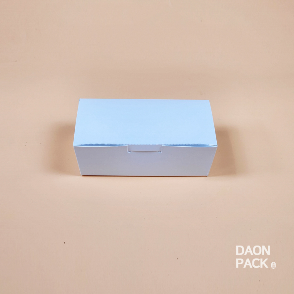 [일회용 무지 도시락 4호] 분식 꼬마김밥 타코야끼 초밥 일회용종이도시락 / 1box 600개 : 다온팩
