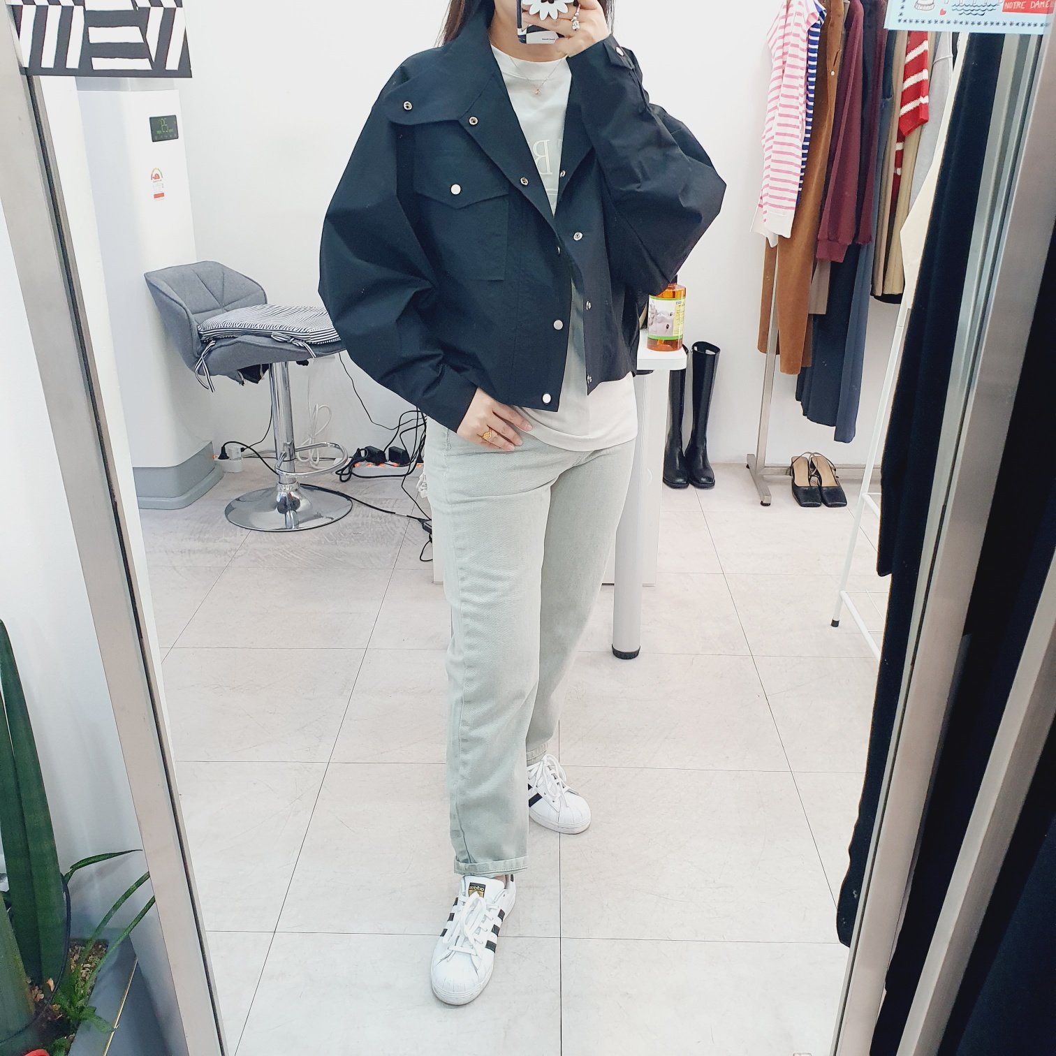 [무배] 베넷 언발란스 포켓 점퍼 : 에스베넷