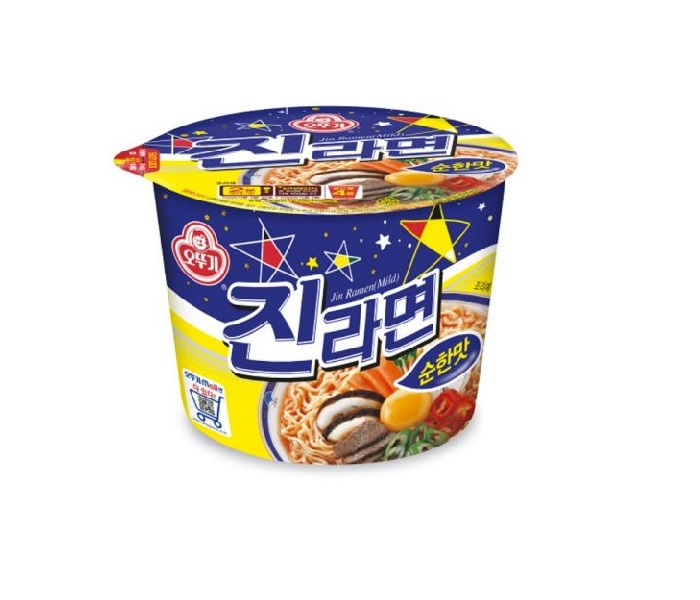 오뚜기 진라면순한맛 큰컵 x 1개 : 헬프미요