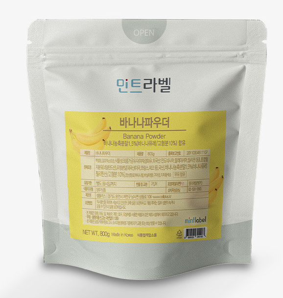 민트라벨 바나나파우더 800g : 로얄커피