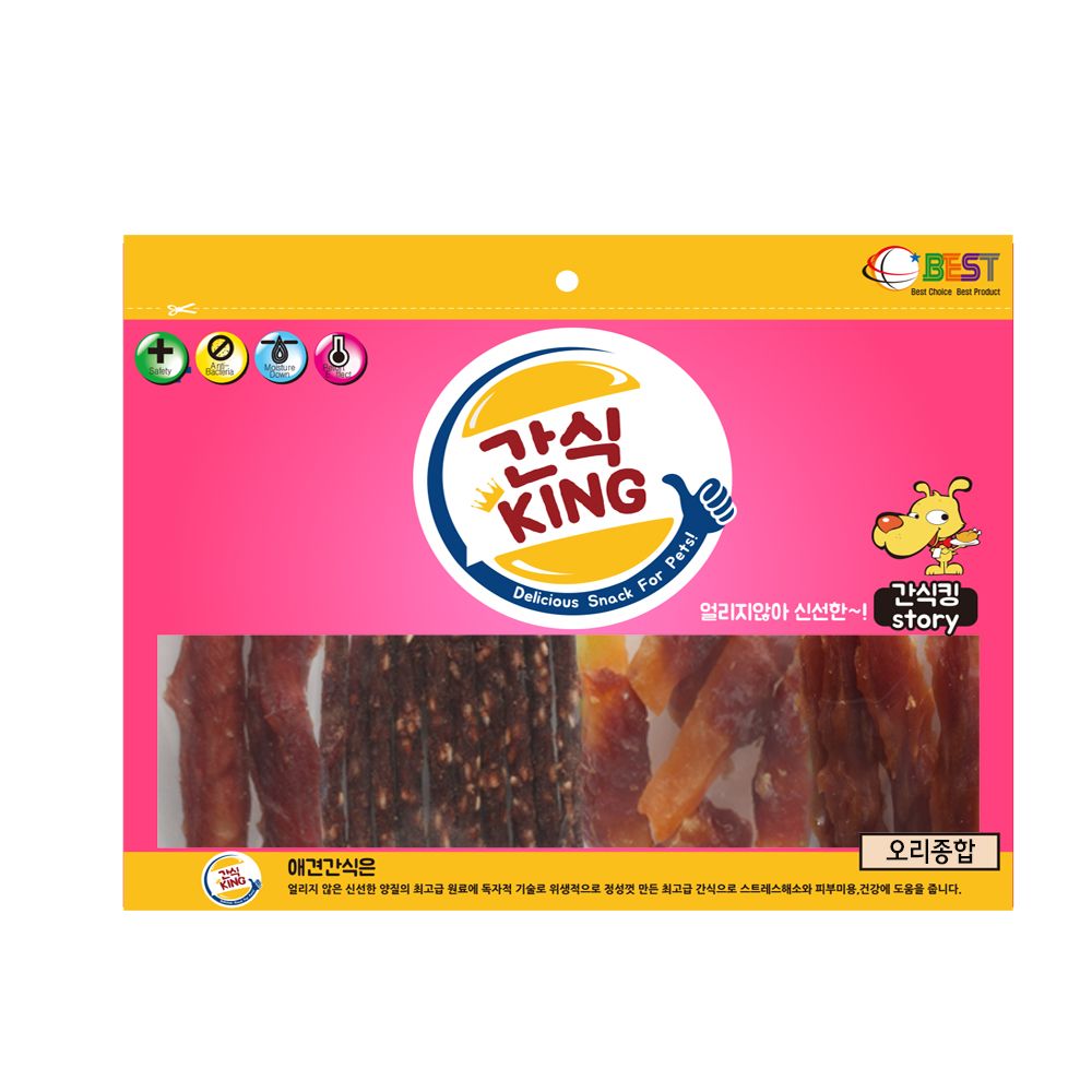 간식킹 오리종합 300g : 아이패밀리