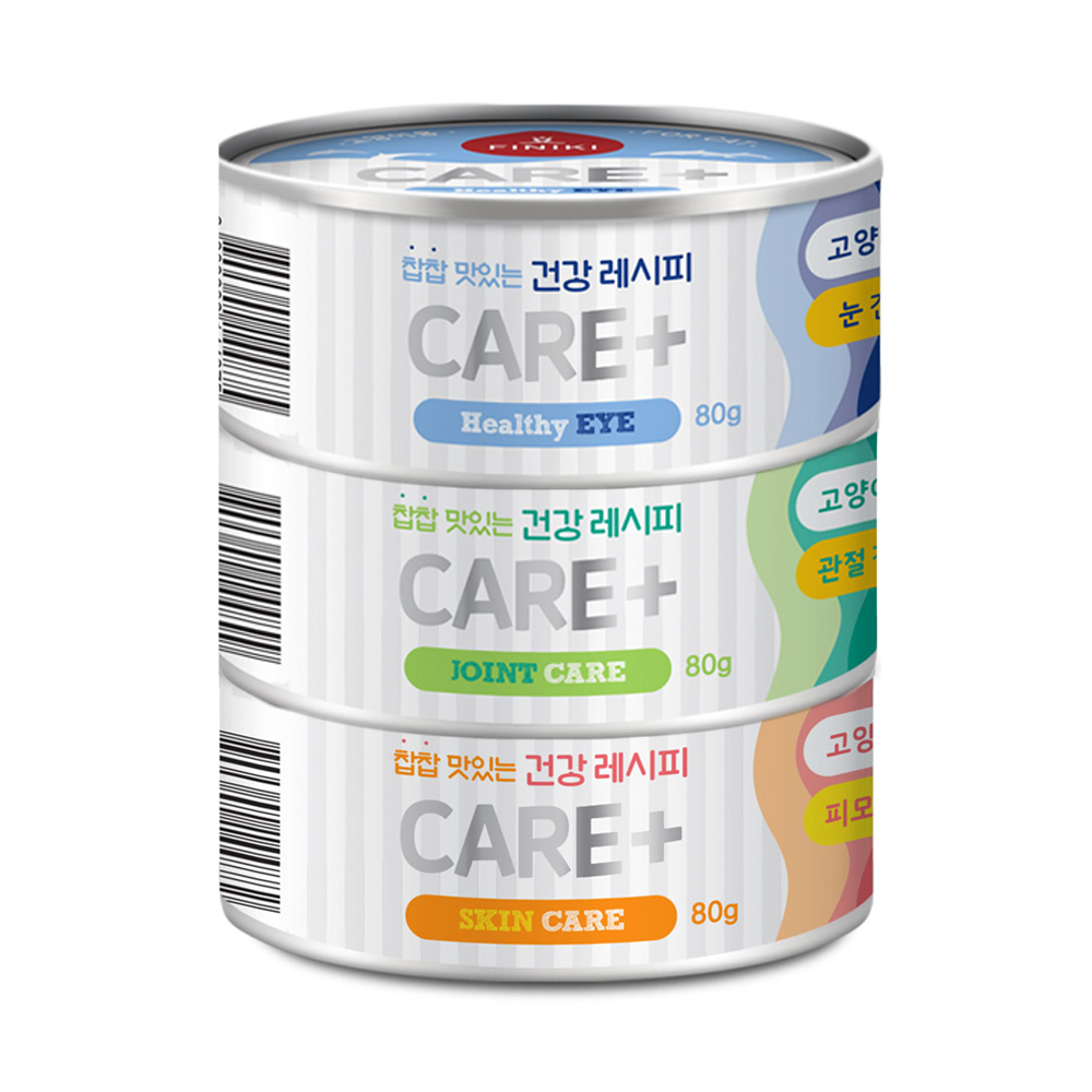 피니키 고양이 캔 간식 케어플러스 : 아띠지기
