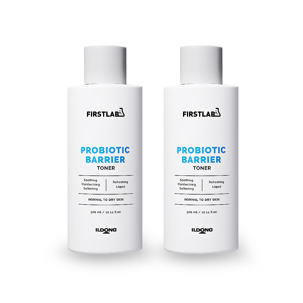 일동 스트랩 프로바이오틱 베리어 토너 미백 주름기능성 보습토너 300ML 2개 세트 : SY헬스케어