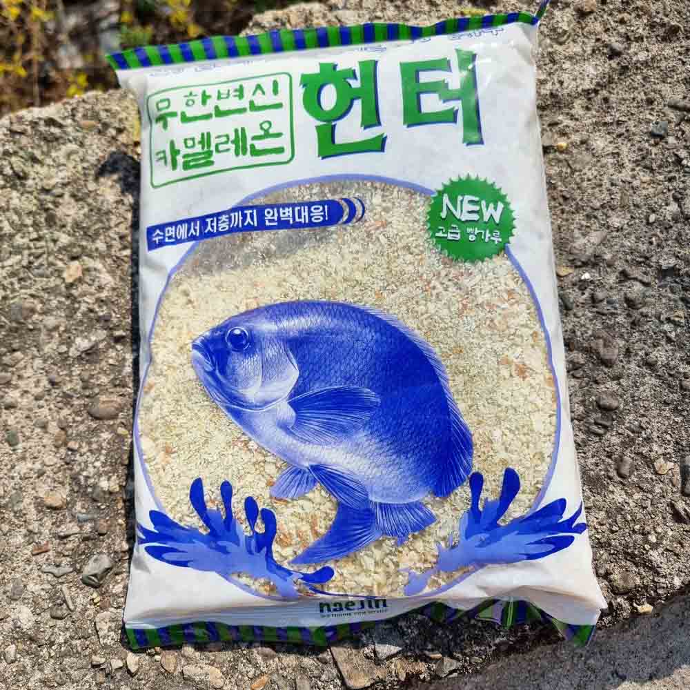 해진 무한변신 카멜레온 헌터 벵에돔 빵가루 밑밥 집어제 파우더 구형 : 도원피싱