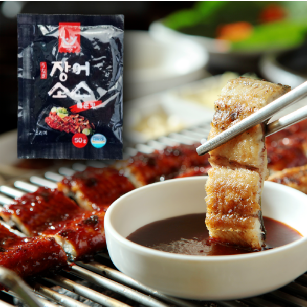 태영 장어소스 매운맛 50g 찍어먹는 바르는 일회용 소스 : 안주상회