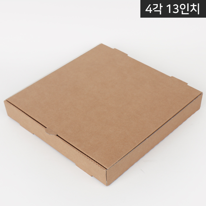 KLB.k 컵피자박스  4각-13(34.5cm) 5장 크라 무지 박스 포장 : 다포장