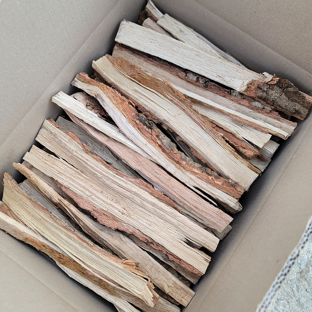 멍작 참나무 불쏘시개 장작 12kg : 멍작