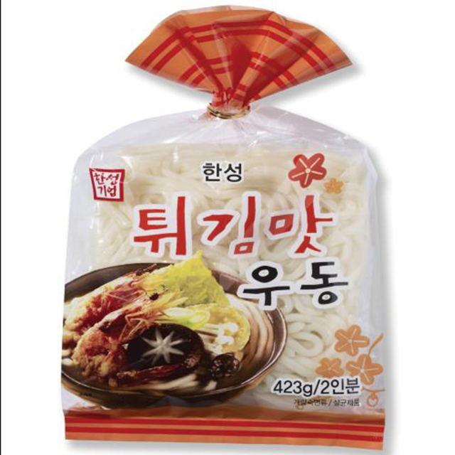 한성마트 포장마차 튀김맛 우동 2인분 423G : 지브로와