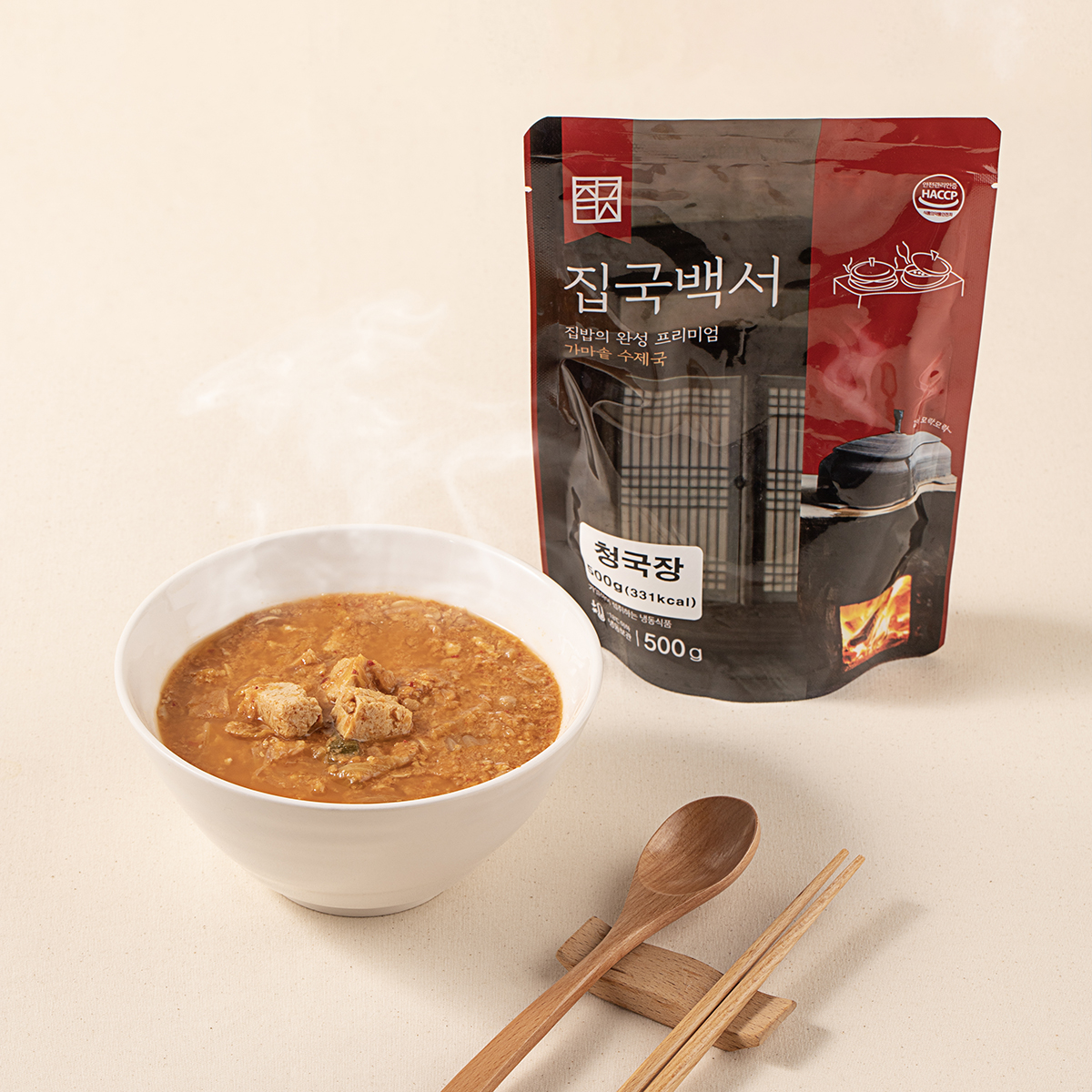 집국백서 청국장 500g 3팩 : 집국백서