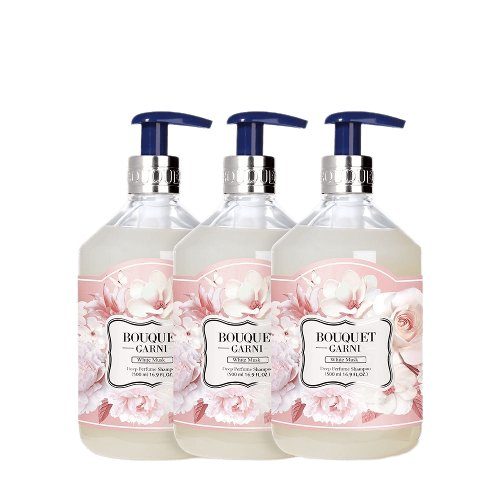 부케가르니 딥 퍼퓸 샴푸 트리트먼트 500ml 3개 : 에스유컴퍼니