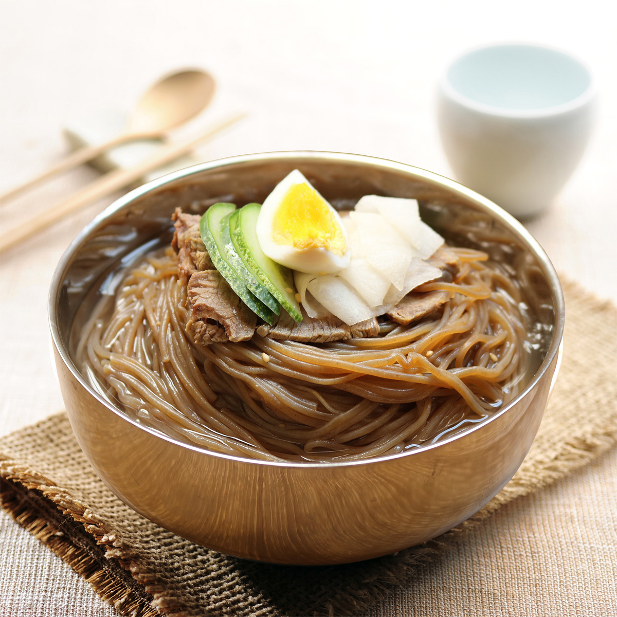 선비찬 옥천칡냉면  2Kg + 어가네육수 10봉 물냉면10인분세트 : SUNBEE