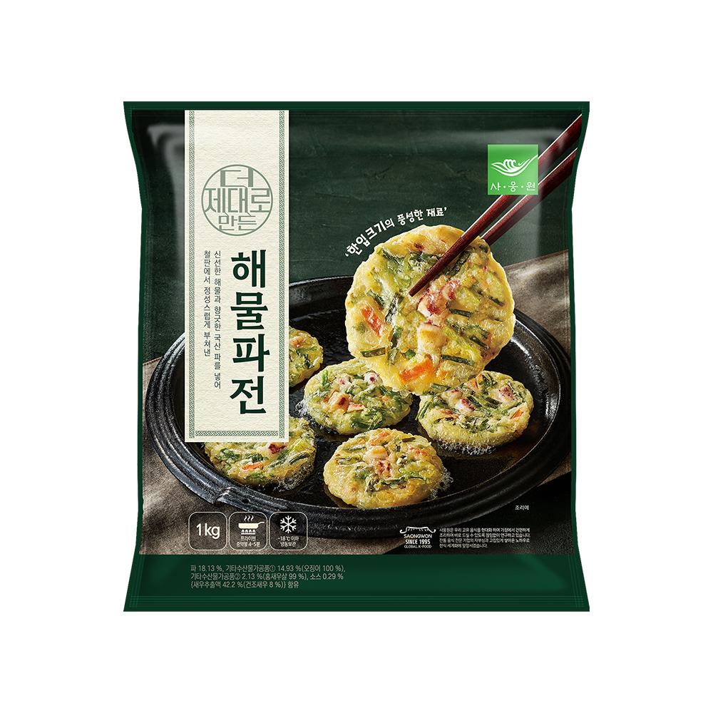 사옹원 더제대로만든해물파전1kg : 지우샵 GWOOSHOP
