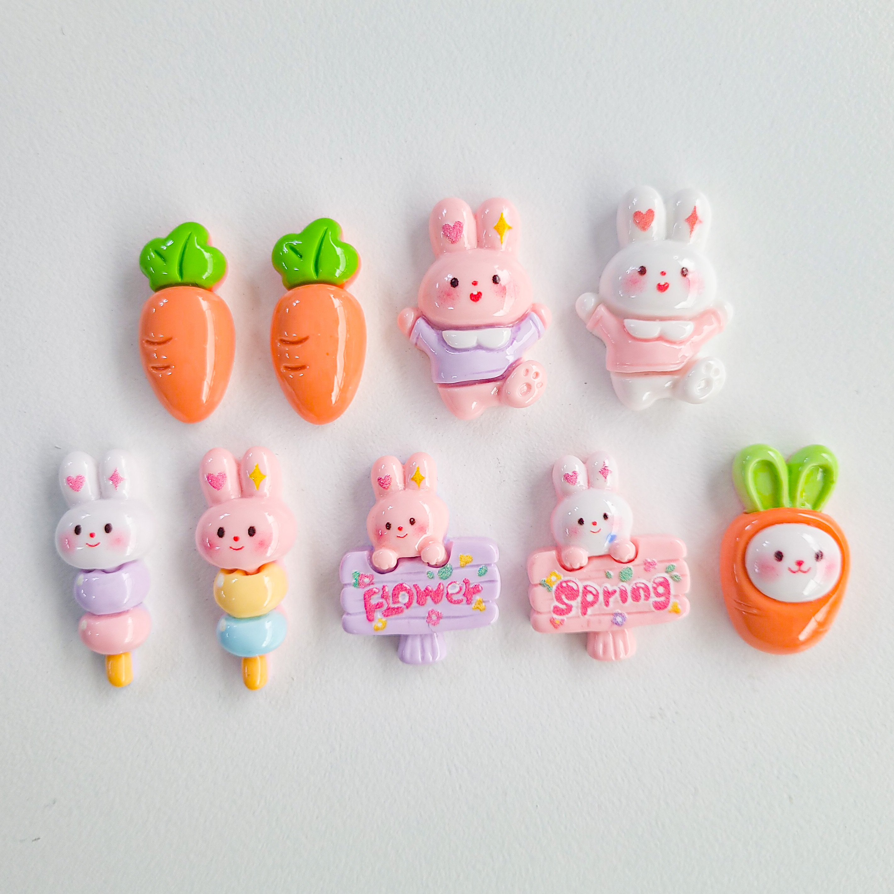 래빗팜 데코덴 파츠 미니어처 슬라임 레진 아트 DIY 탑꾸 탑로더 꾸미기 : 러브마이띵스
