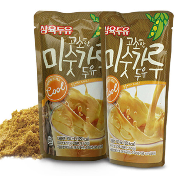 삼육두유 고소한 미숫가루 두유 190ml 60개 (유통기한 4개월 이상) : 바로식탁