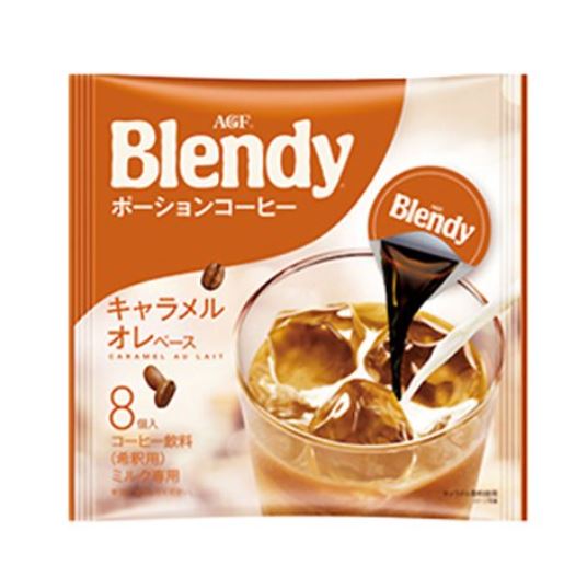 AGF 블랜디 포션커피 카라멜오레 18g x 8개입 2봉 : 반샐리