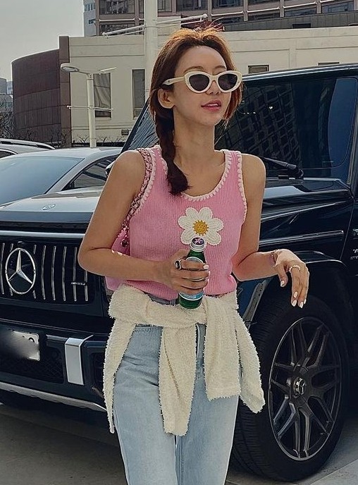 미엔느 플라워뜨개나시 (5color) : 메이드걸