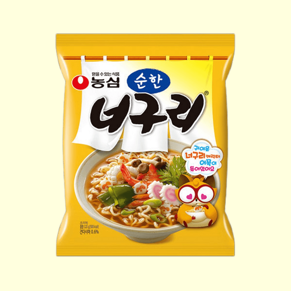 농심 너구리 라면 순한맛 120g 20개 : 쇼핑사거리