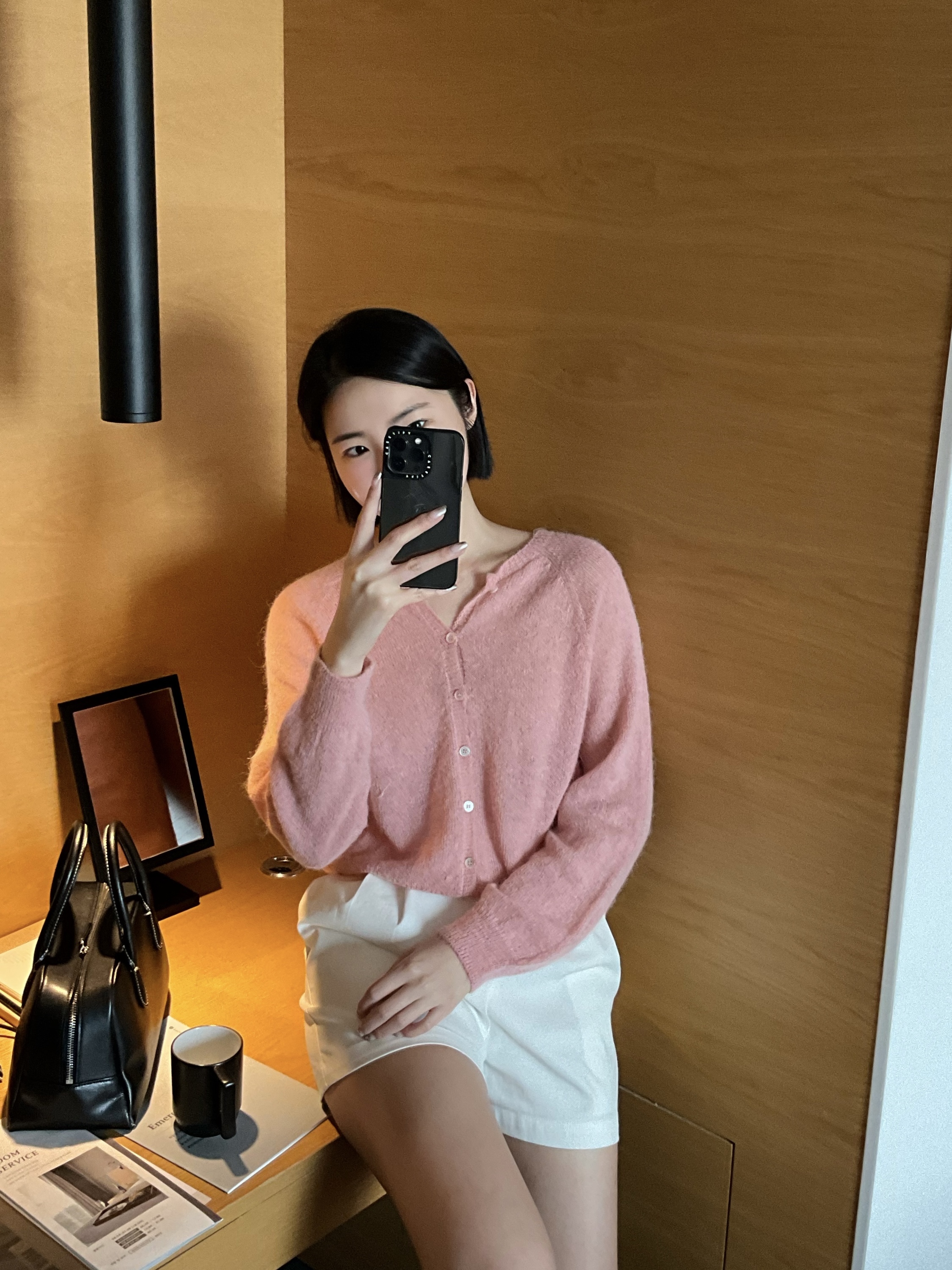 컴히얼 키트 홀가 라운드 가디건 알파카 : 블링앤블리스