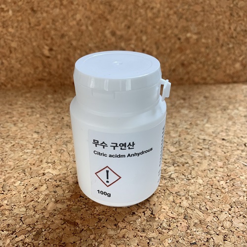 무수 구연산 100g 와인 주류 산도조절 동증류기 세척 : 새박
