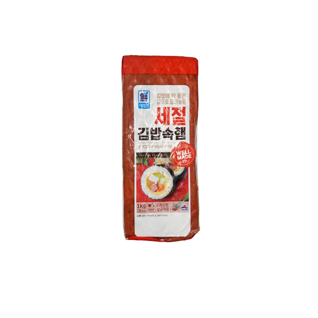 대림 세절 김밥속햄 1kg 10개 1박스 : 지원푸드몰 식자재유통전문