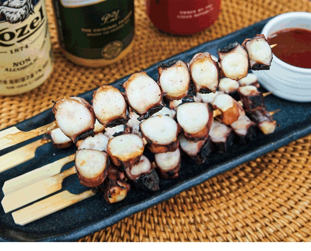 맛있는 술안주 캠핑 요리 가문어통족 : 아리위드