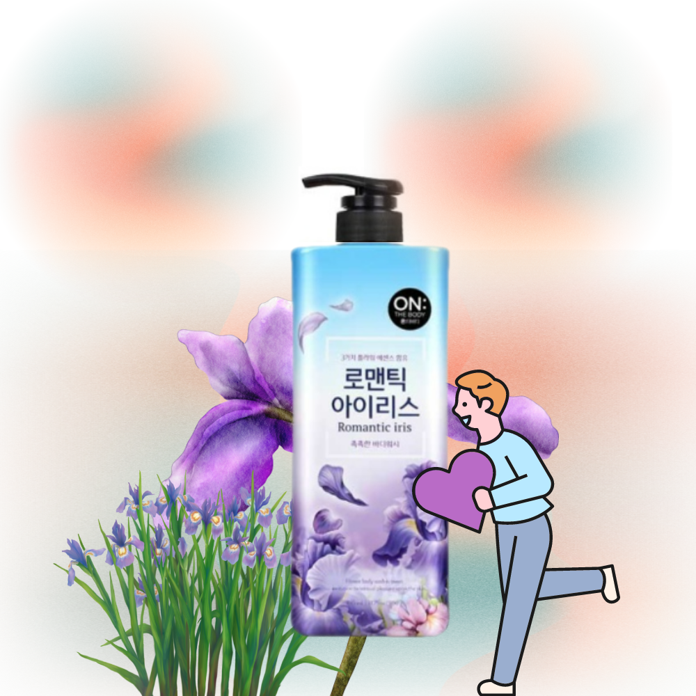 온더바디 로맨틱 아이리스 바디워시 900g x 4개 : 현실남매상점