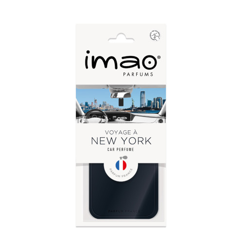 프랑스 명품 차량용 방향제 이마오 imao parfums 카드형 NEW YORK (블랙) : 코흐케미 한국 총판
