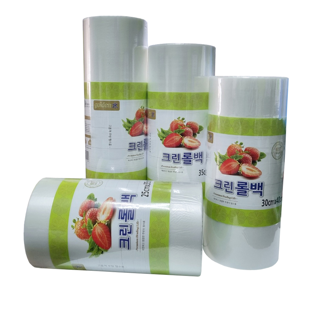 크린롤백 위생 롤팩 3kg 업소용 40x50 비닐 두꺼운 봉투 봉지 : 쇼핑와우