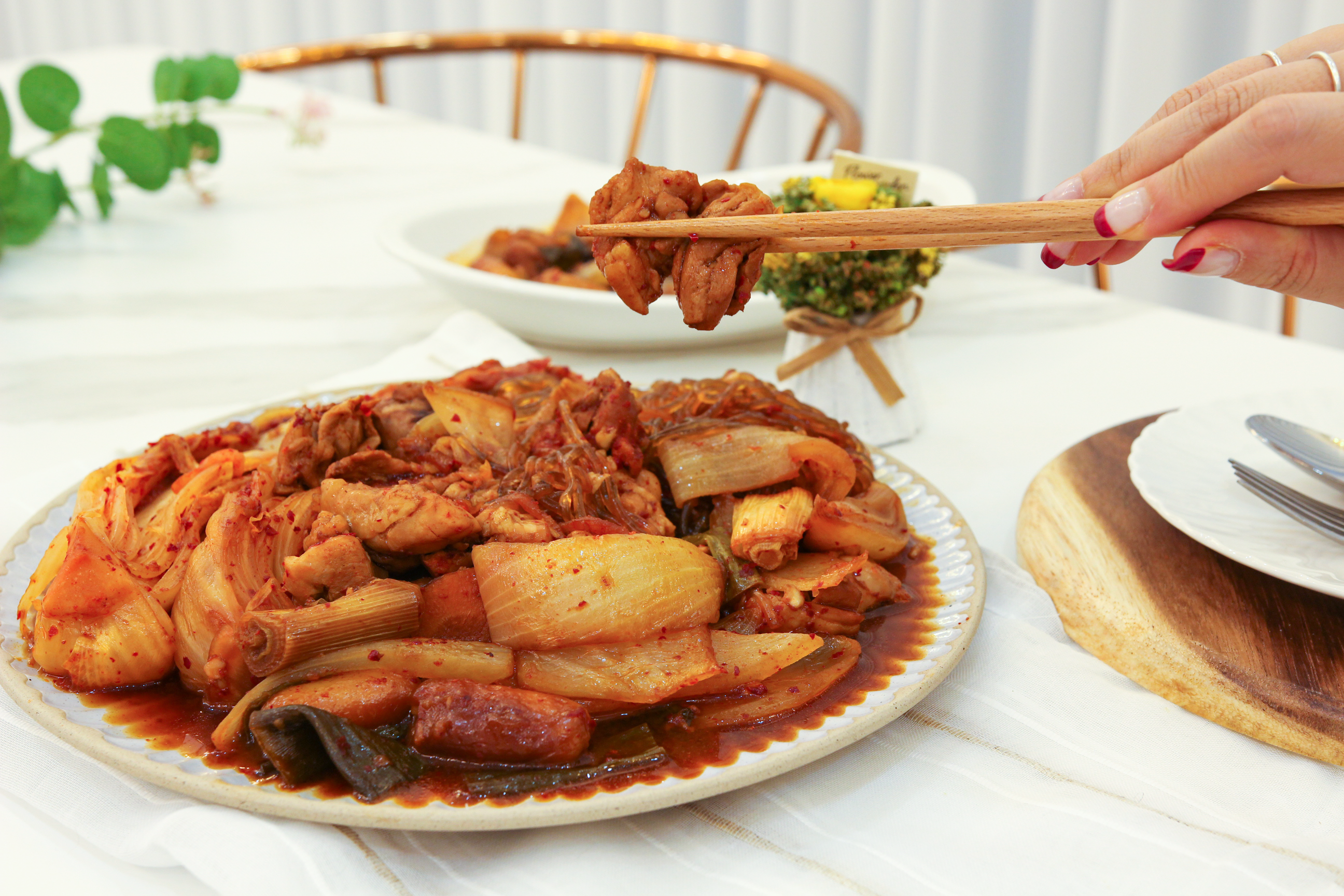 국내산 별찜닭 찜닭 묵은지찜닭 맛집 초간단 밀키트요리 캠핑음식 홈파티 집들이 술안주 : 티에스리테일