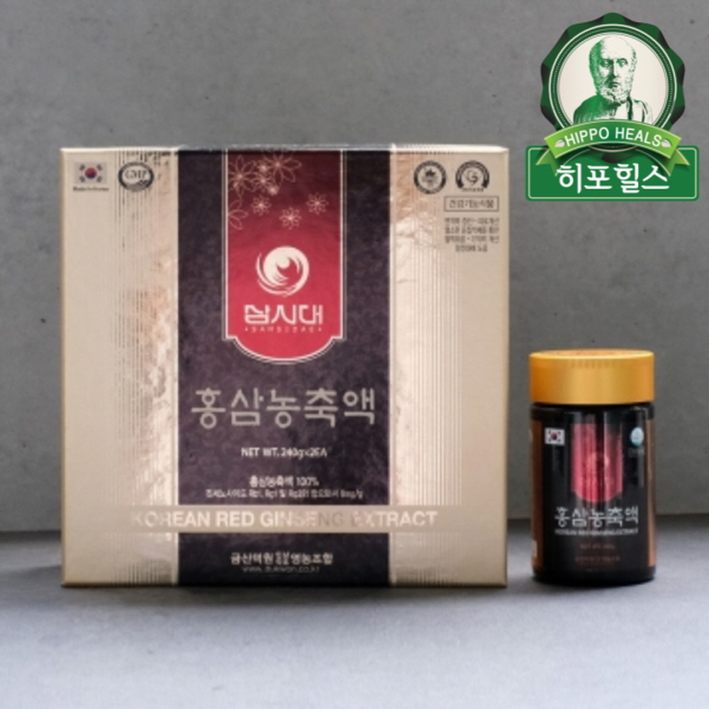 금산흑삼주식회사 삼시대 홍삼 농축액 480g : 순수자연건강