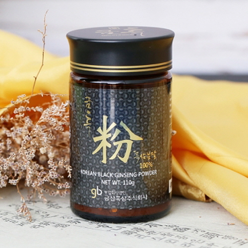 금산흑삼주식회사 금흑분 흑삼분말 110g : 순수자연건강