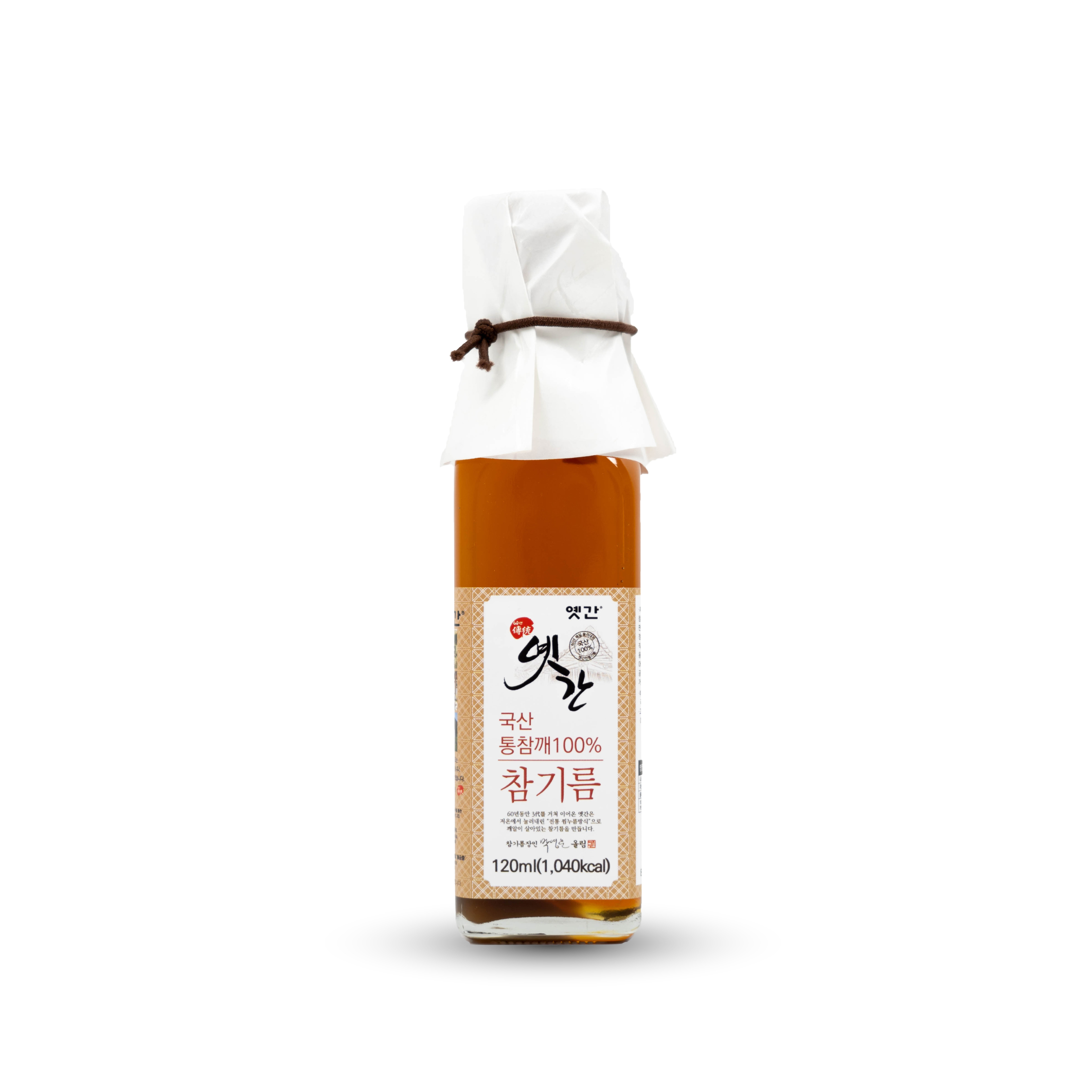 옛간 국산 참기름 120ml : 옛간
