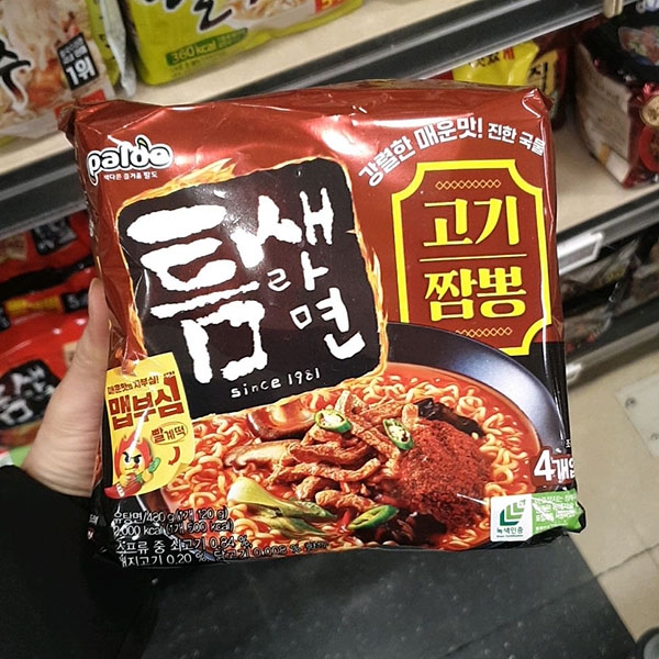 팔도 틈새고기짬뽕 4개입 : 동네백화점