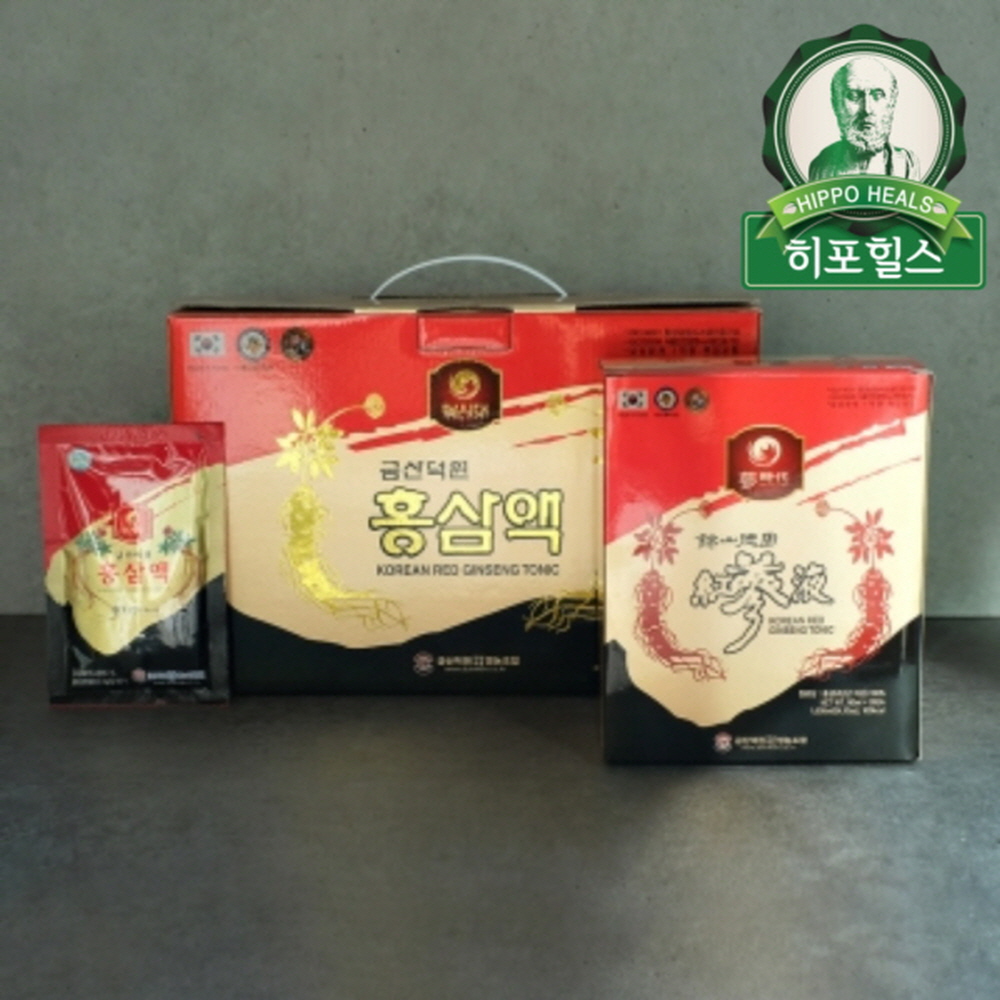 금산흑삼주식회사 금흑 홍삼 홍삼액 80ml 40포 : 순수자연건강