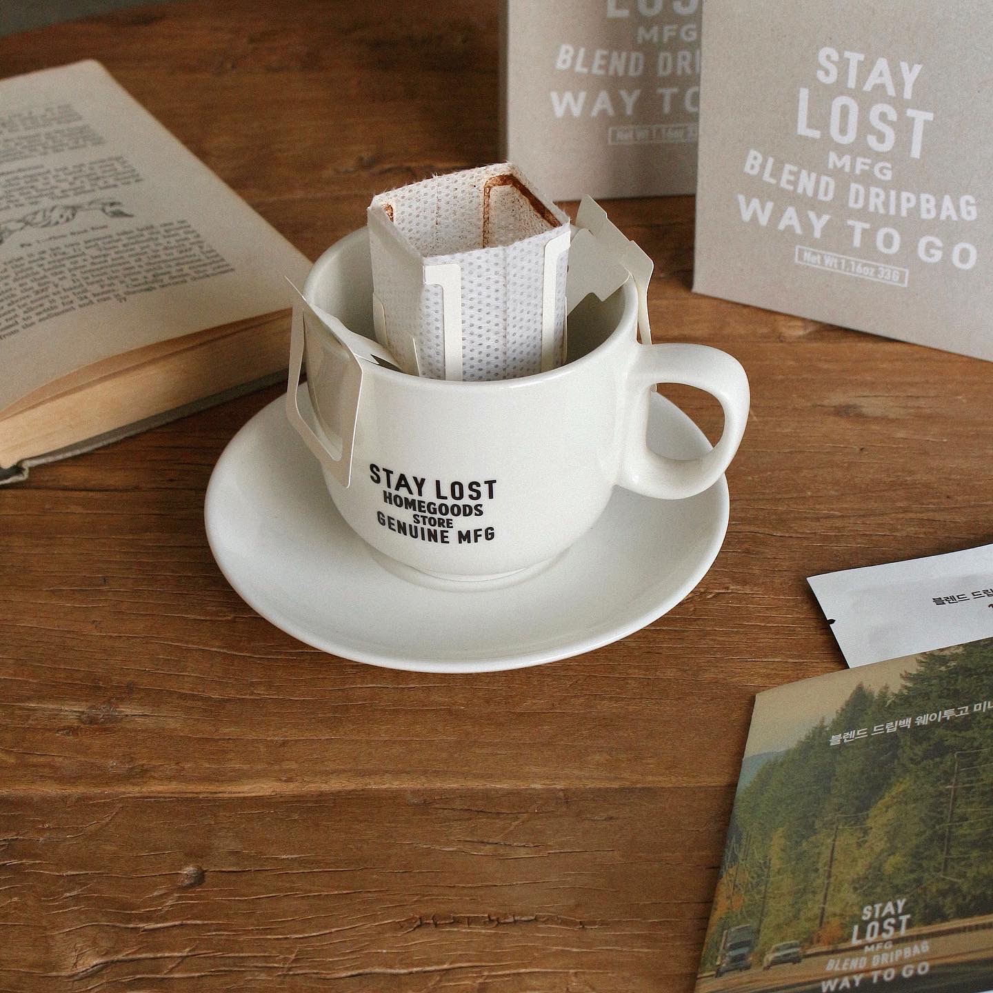 [3차 재입고] 스테이로스트 커피잔 세트 Take a pause Cup and Saucer 310mL : 스테이로스트