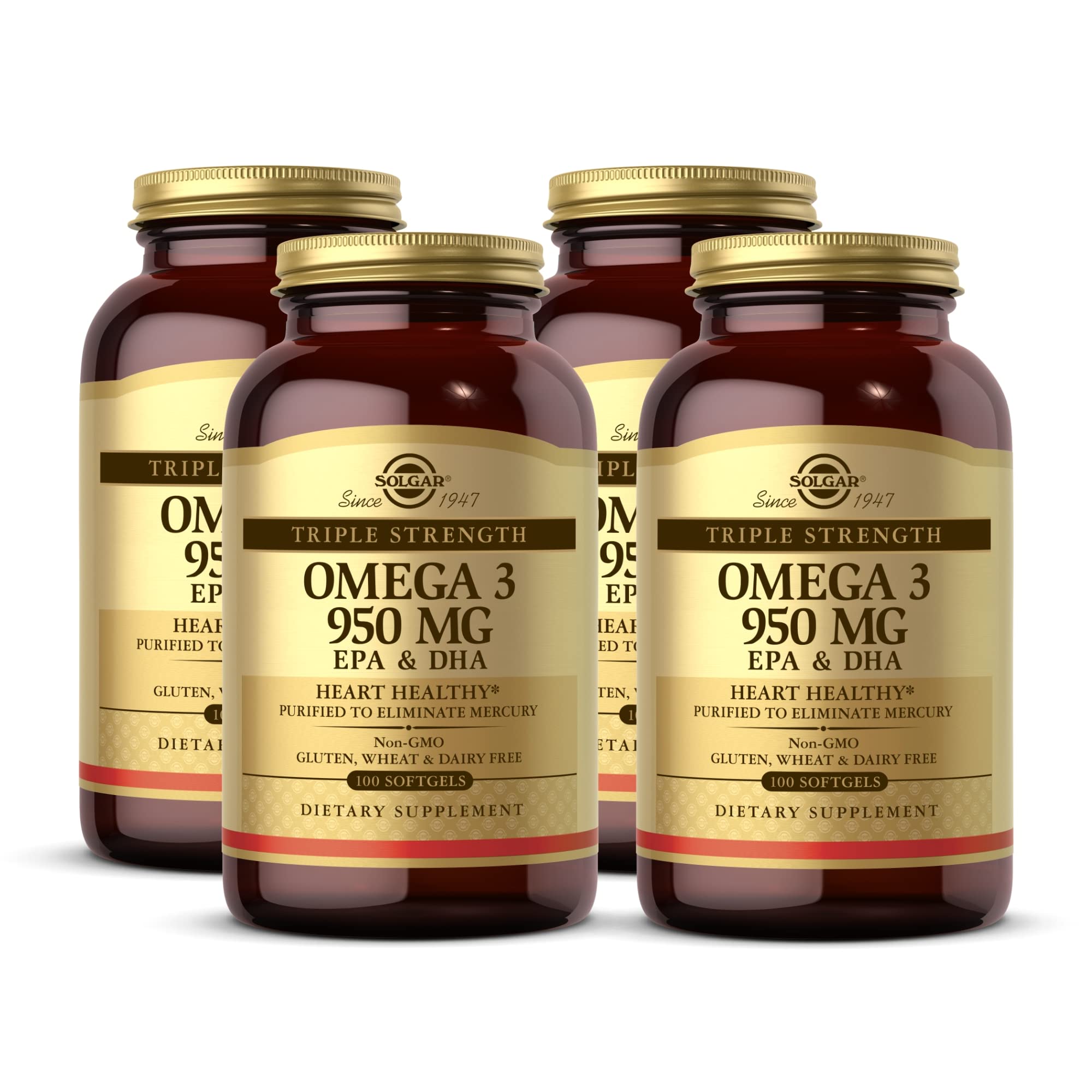 솔가 오메가3 950mg 100소프트젤 2병 : 야긴과 보아스