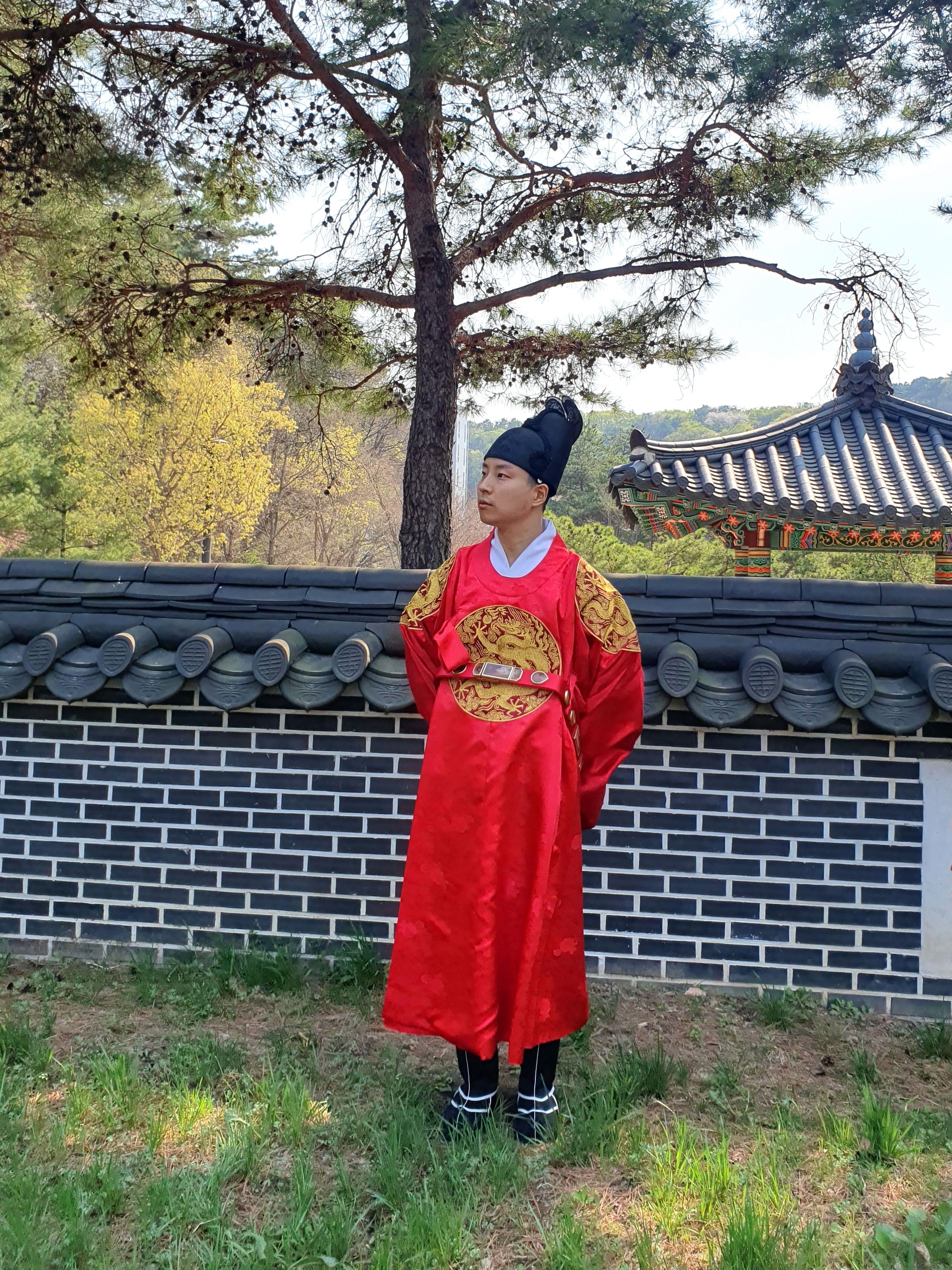 용포 대여, 붉은색 곤룡포, 왕옷, 화담용포 : 규화한복