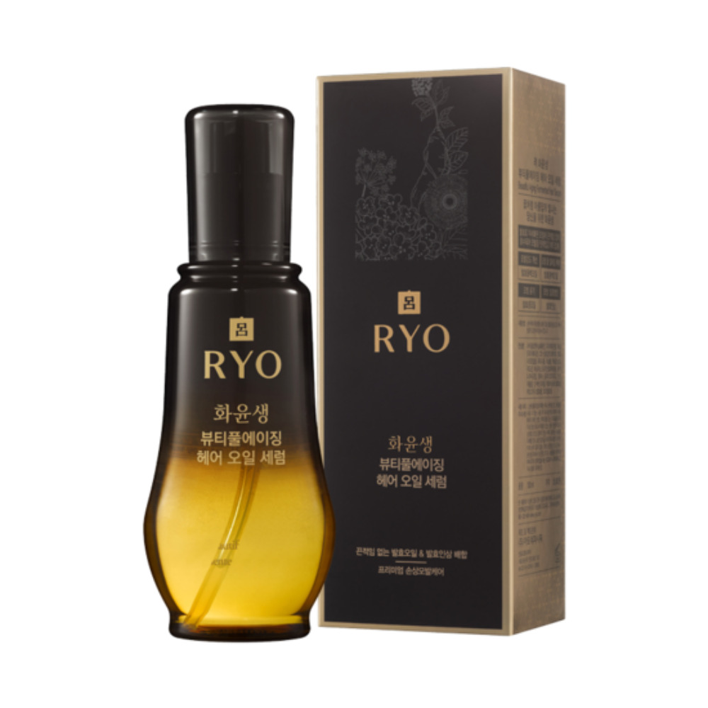려 화윤생 뷰티풀에이징 헤어 오일 세럼 100ml : 뽄재이코스메틱